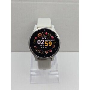 Garmin Venu 2S Smartwatch 40mm GPS Music Multi GNSS AMOLED Silver W/ Charger